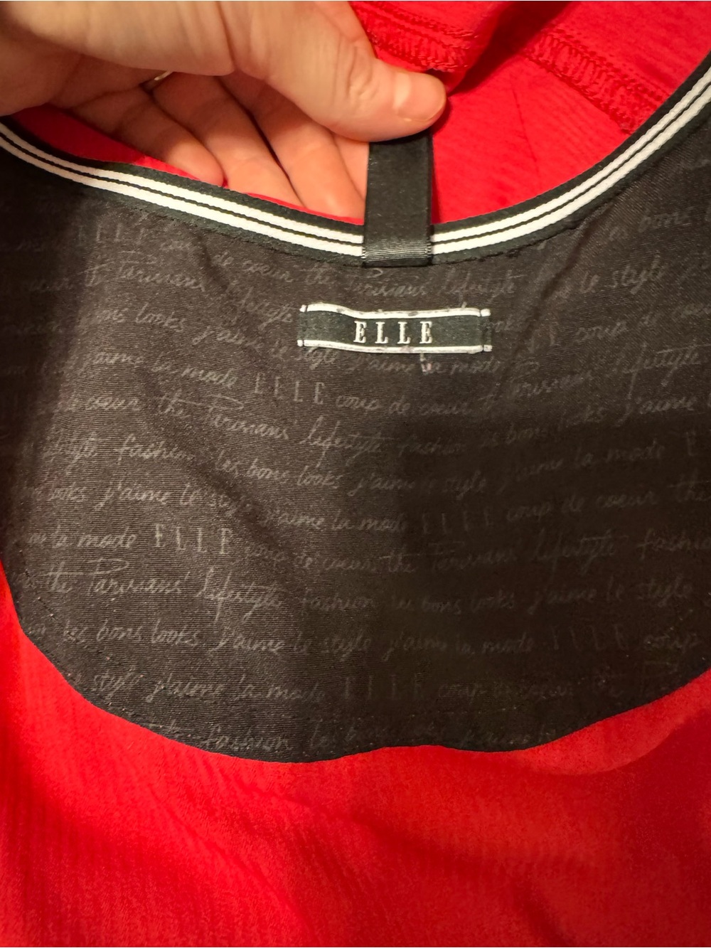 Elle Women’s Red Scrub Top - Picture 13 of 16
